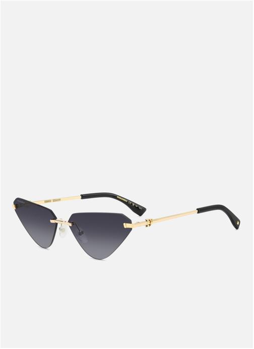Dsquared2 Lunettes de soleil femme or et bronze