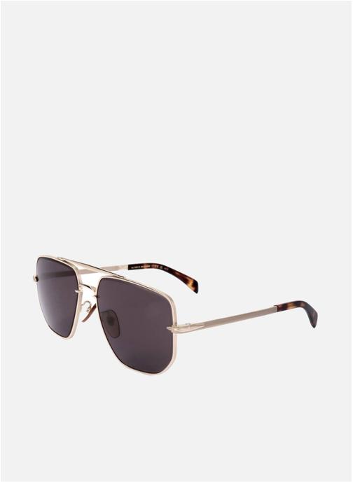 David Beckham Lunettes de soleil homme or et bronze