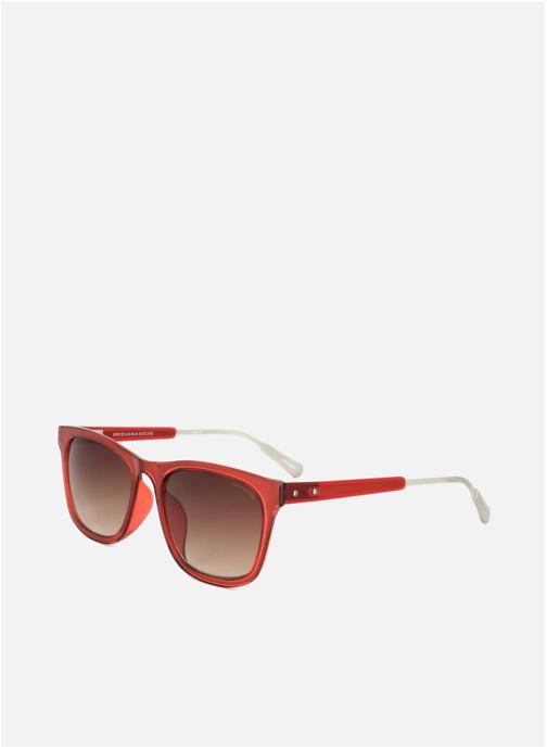 Linda Farrow Lunettes de soleil homme rouge