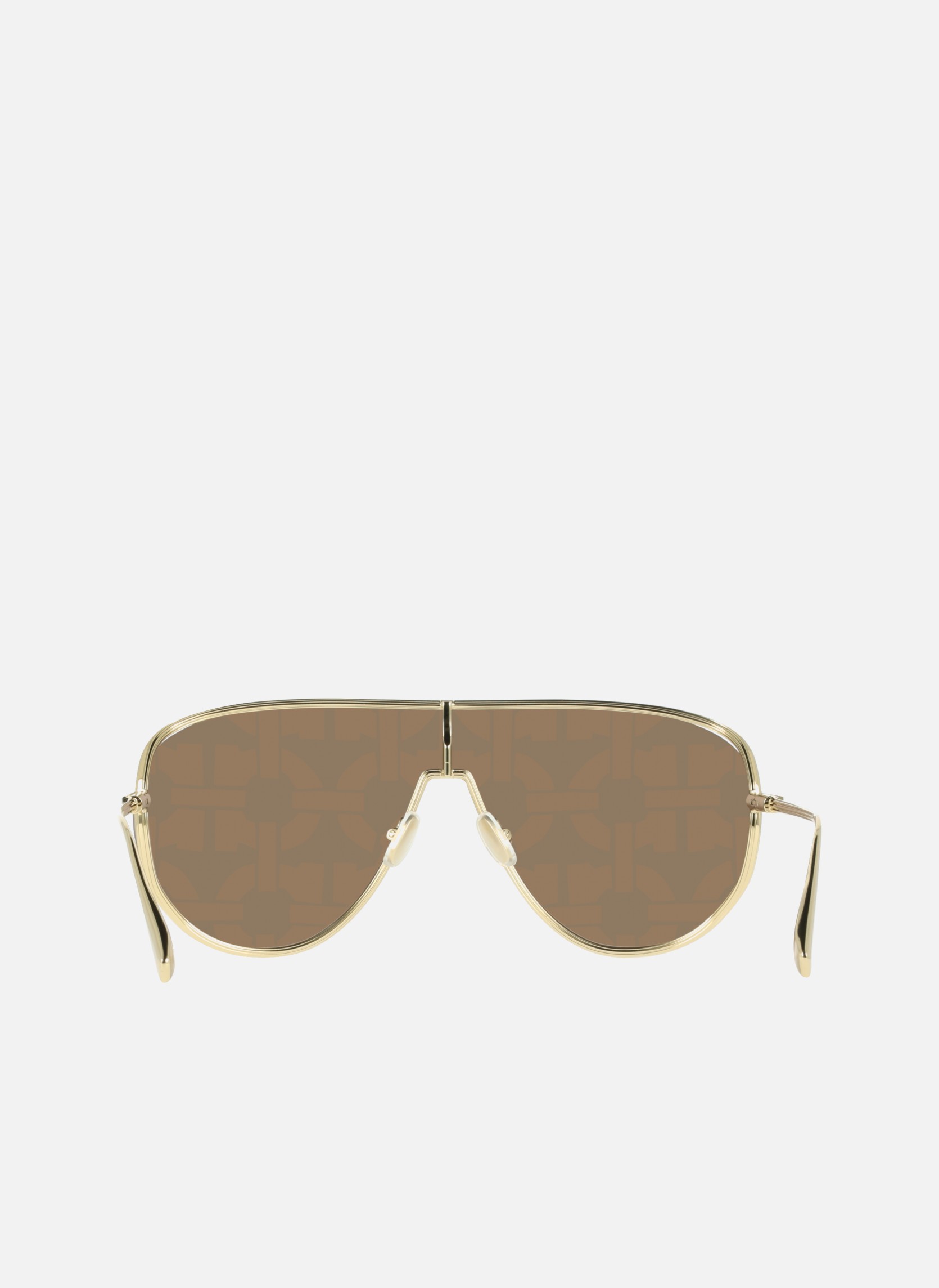 Lunettes de soleil femme or et bronze Salvatore Ferragamo Lunettes de soleil femme or et bronze Or