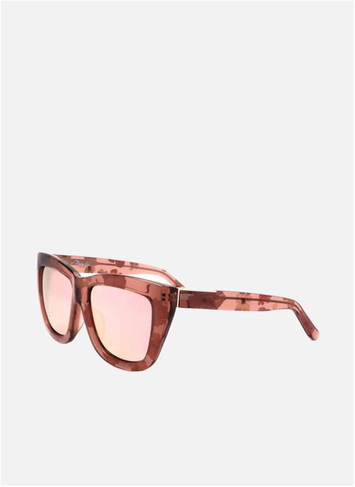 Linda Farrow Lunettes de soleil femme rose