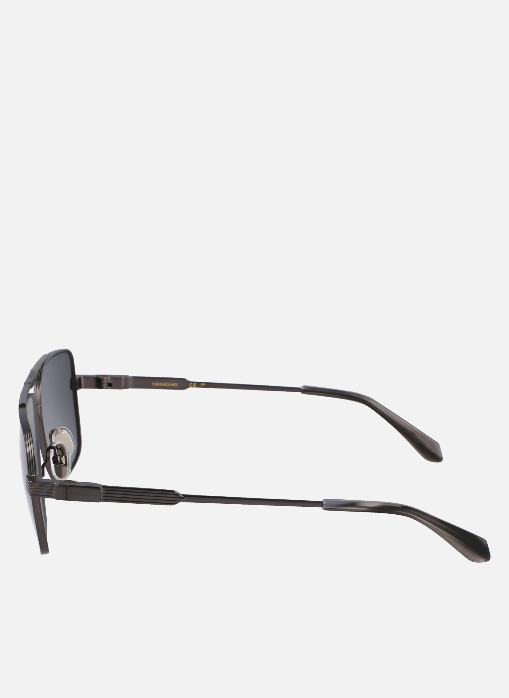 Lunettes de soleil homme gris Salvatore Ferragamo Lunettes de soleil homme gris Gris