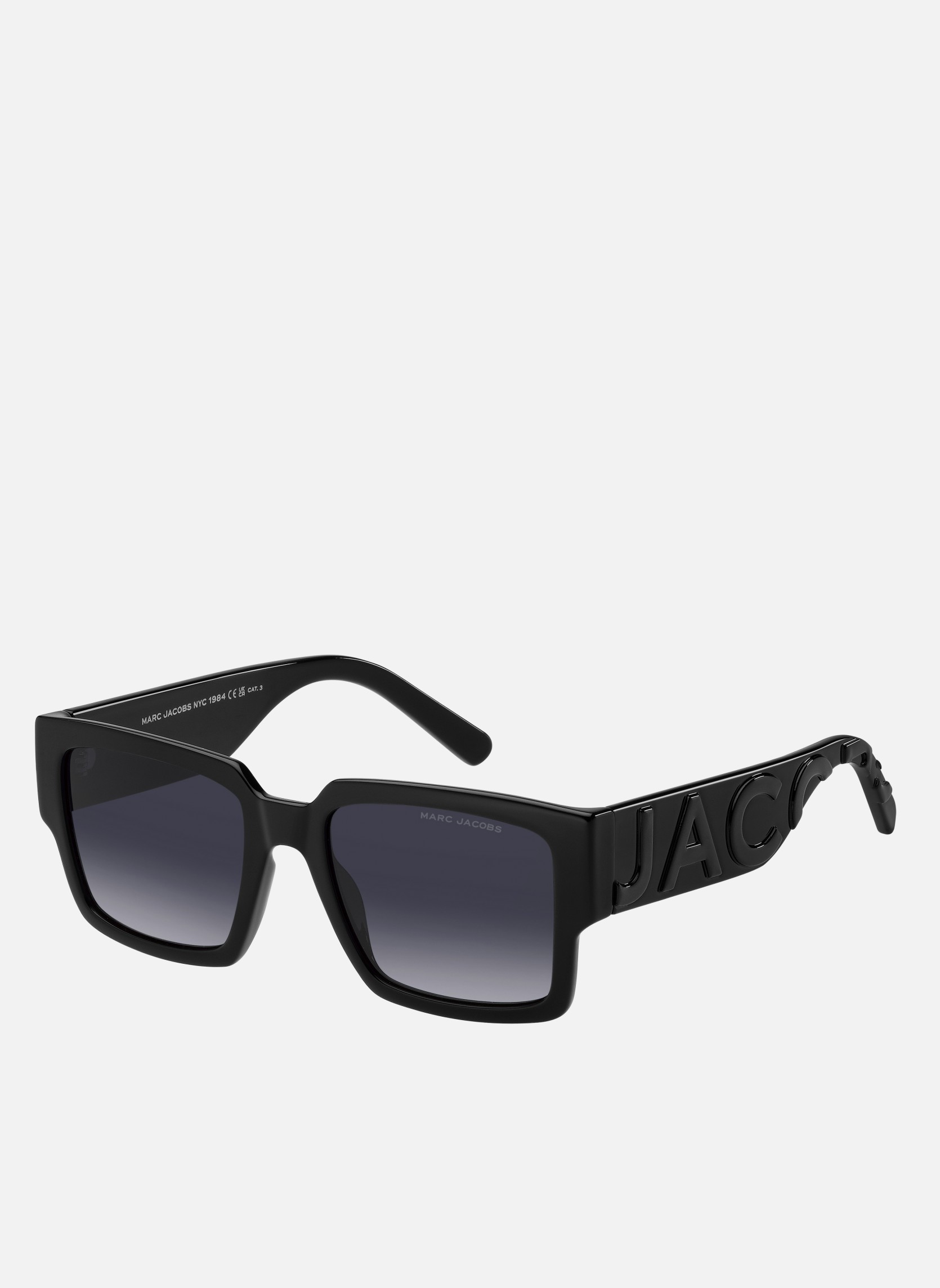 Lunettes de soleil homme noir Marc Jacobs Lunettes de soleil homme noir Noir