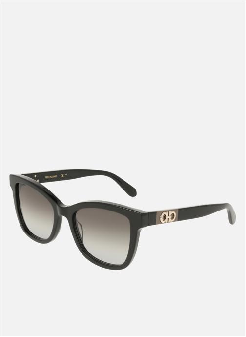 Salvatore Ferragamo Lunettes de soleil femme noir