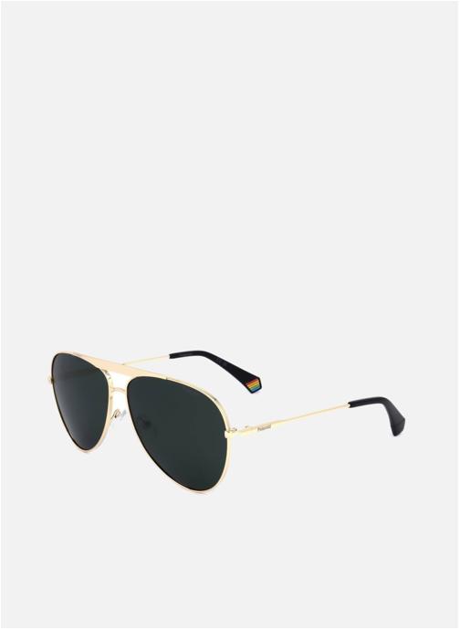 Polaroid Lunettes de soleil homme or et bronze