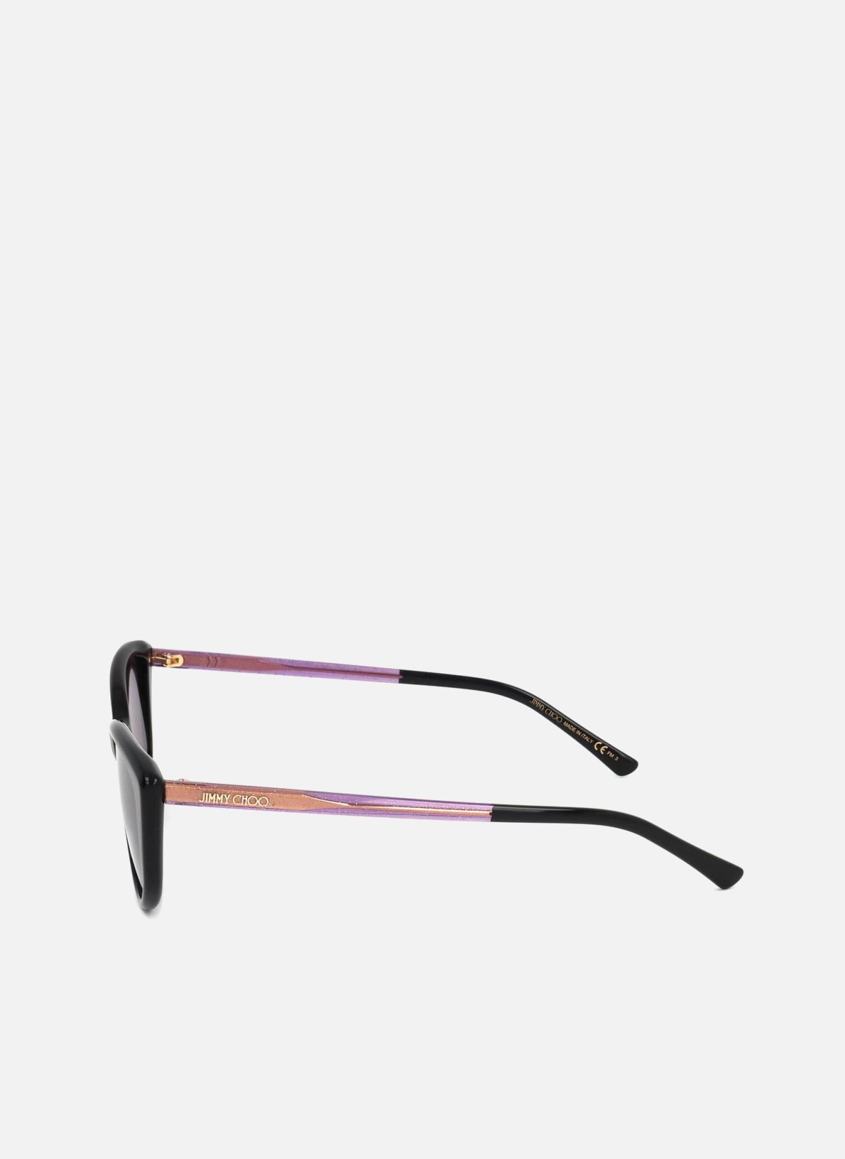 Lunettes de soleil femme noir Jimmy Choo Lunettes de soleil femme noir Noir