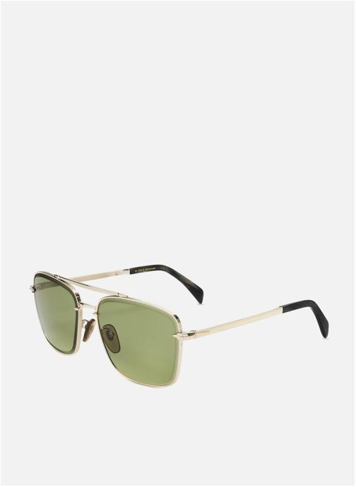 David Beckham Lunettes de soleil homme or et bronze