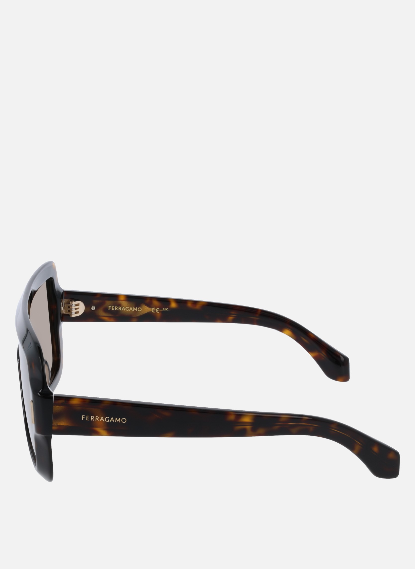 Lunettes de soleil femme marron Salvatore Ferragamo Lunettes de soleil femme marron Marron