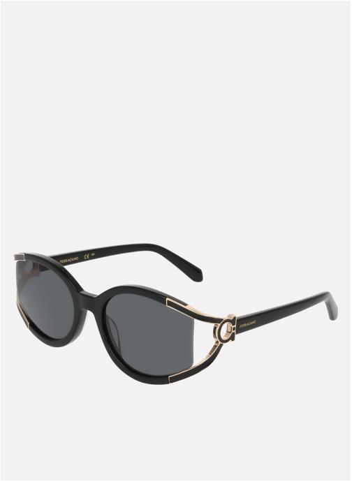 Salvatore Ferragamo Lunettes de soleil femme noir