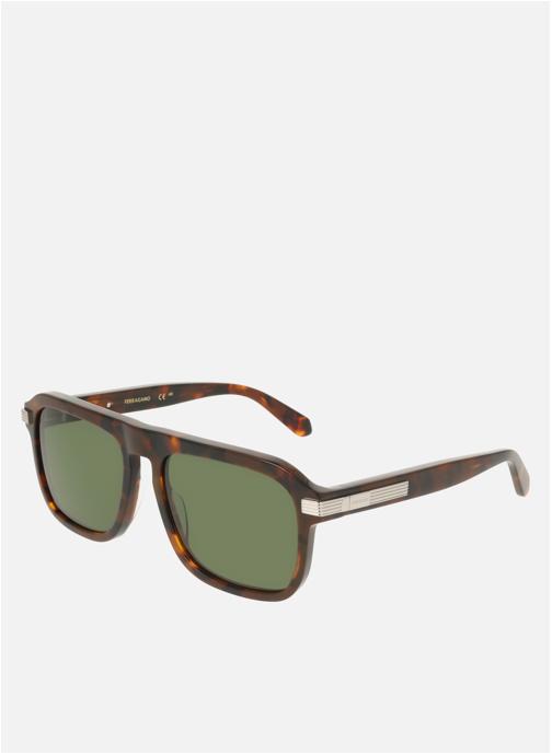Salvatore Ferragamo Lunettes de soleil homme marron