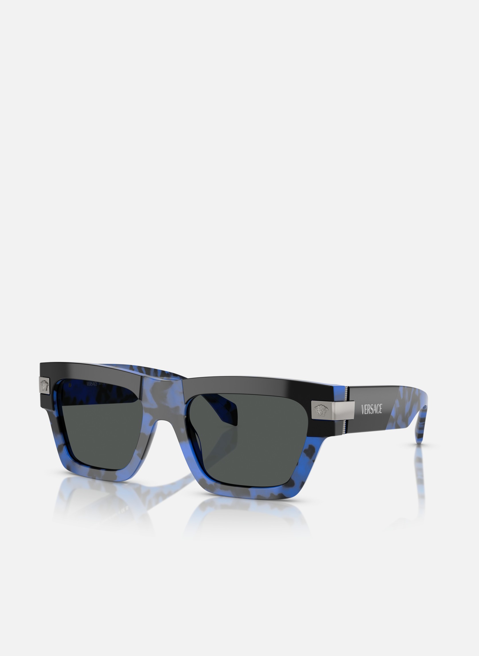 Lunettes de soleil homme bleu Versace Lunettes de soleil homme bleu Bleu