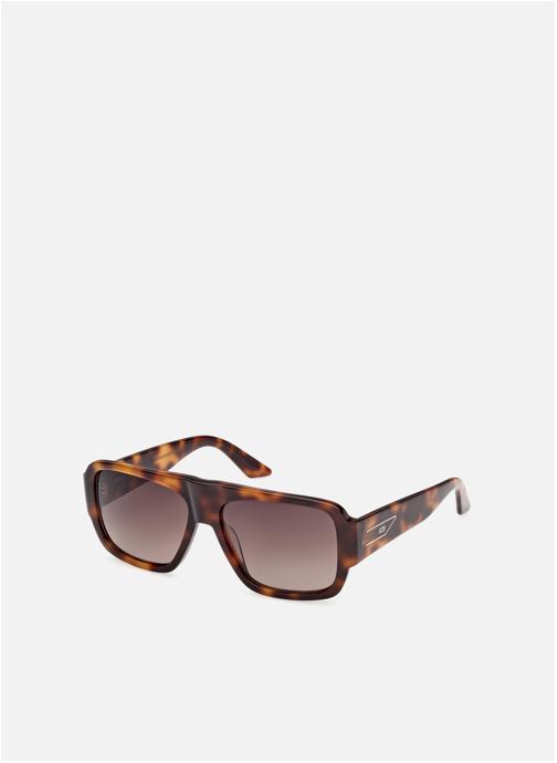 GCDS Lunettes de soleil homme marron