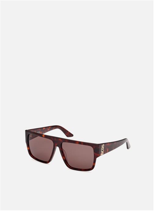 GCDS Lunettes de soleil homme marron