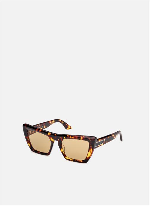 GCDS Lunettes de soleil homme marron