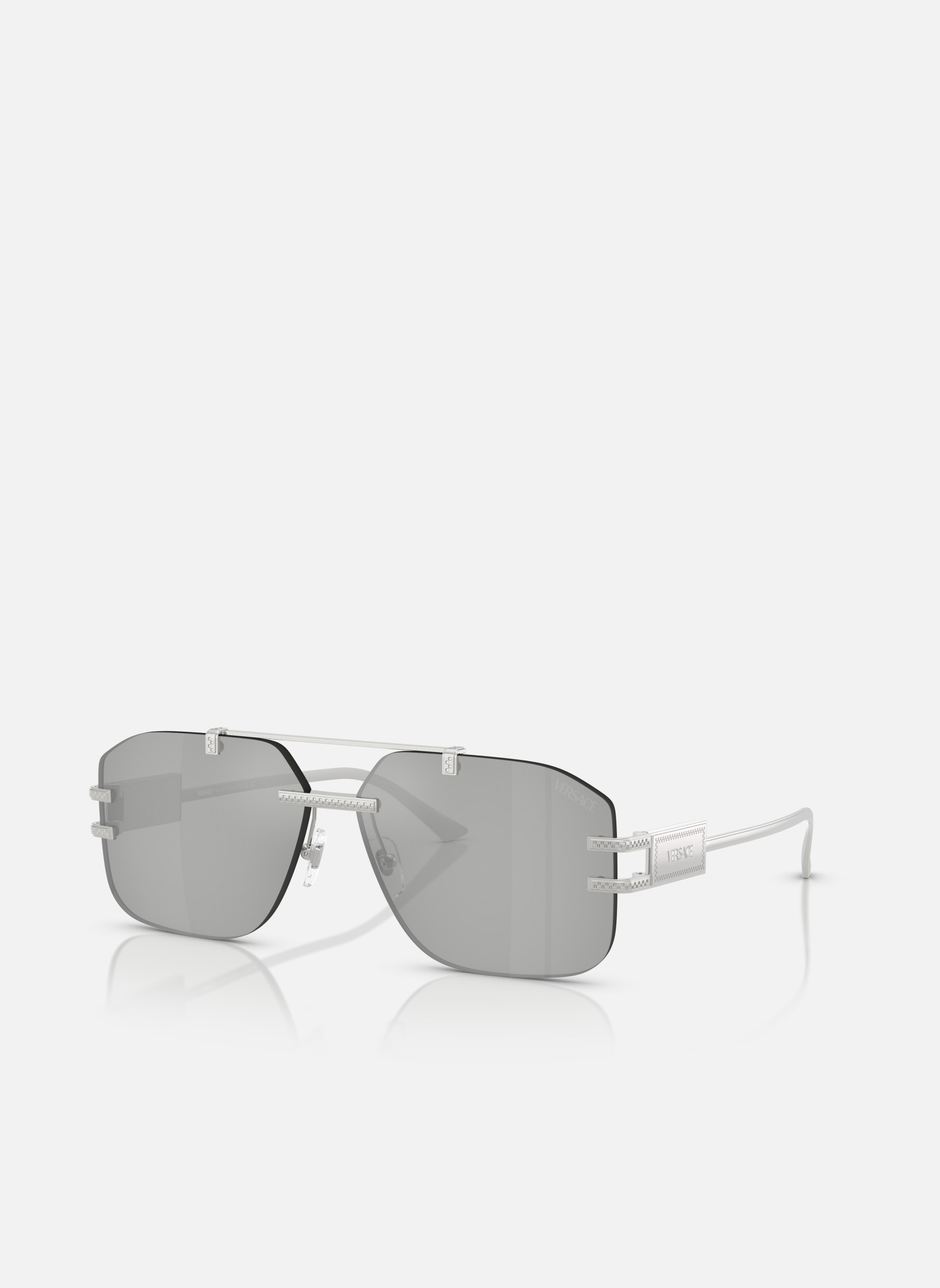 Lunettes de soleil homme argent Versace Lunettes de soleil homme argent Argent