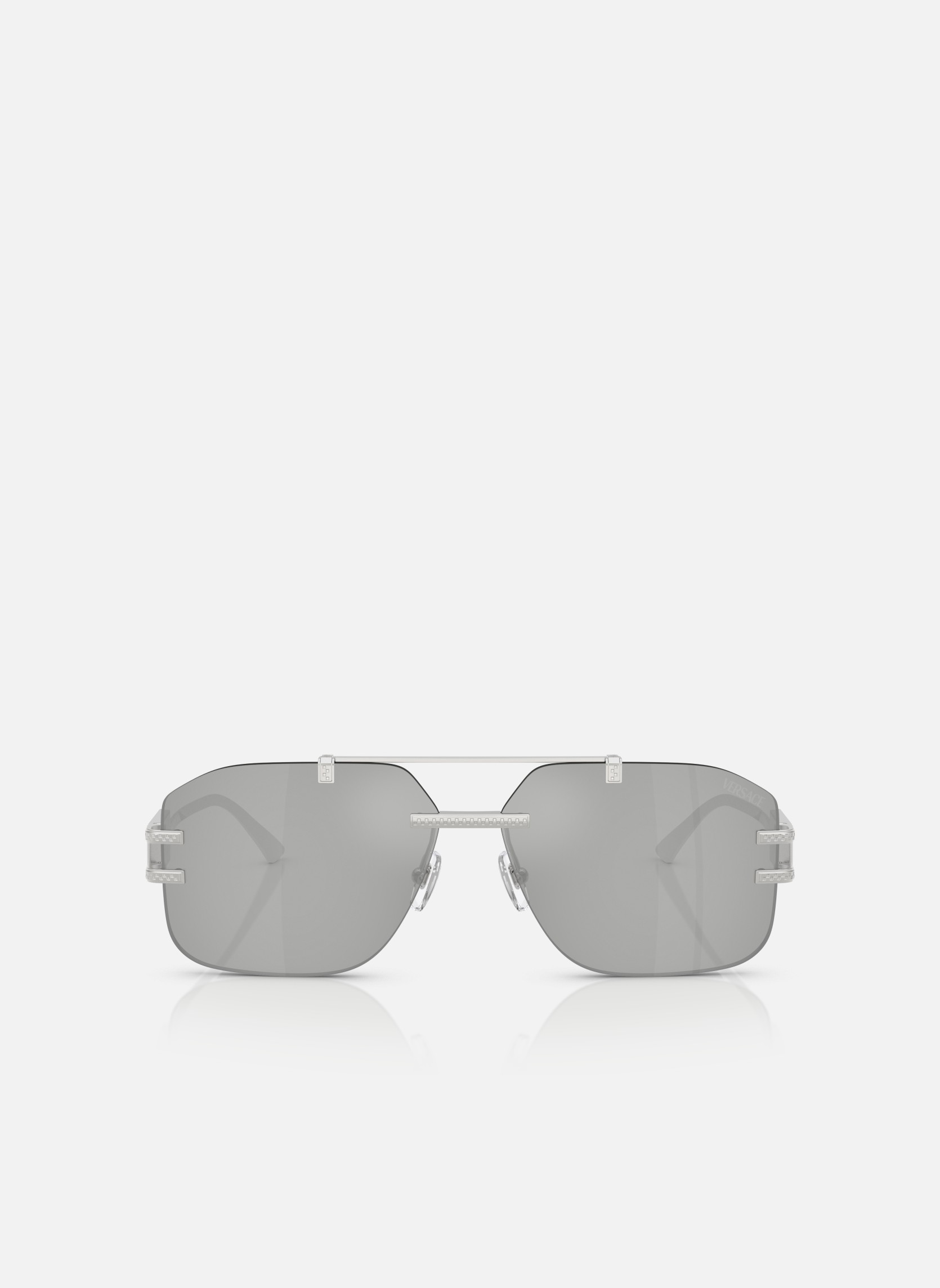 Lunettes de soleil homme argent Versace Lunettes de soleil homme argent Argent