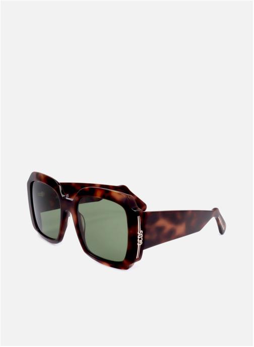 GCDS Lunettes de soleil homme marron