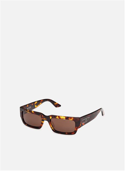 GCDS Lunettes de soleil homme marron
