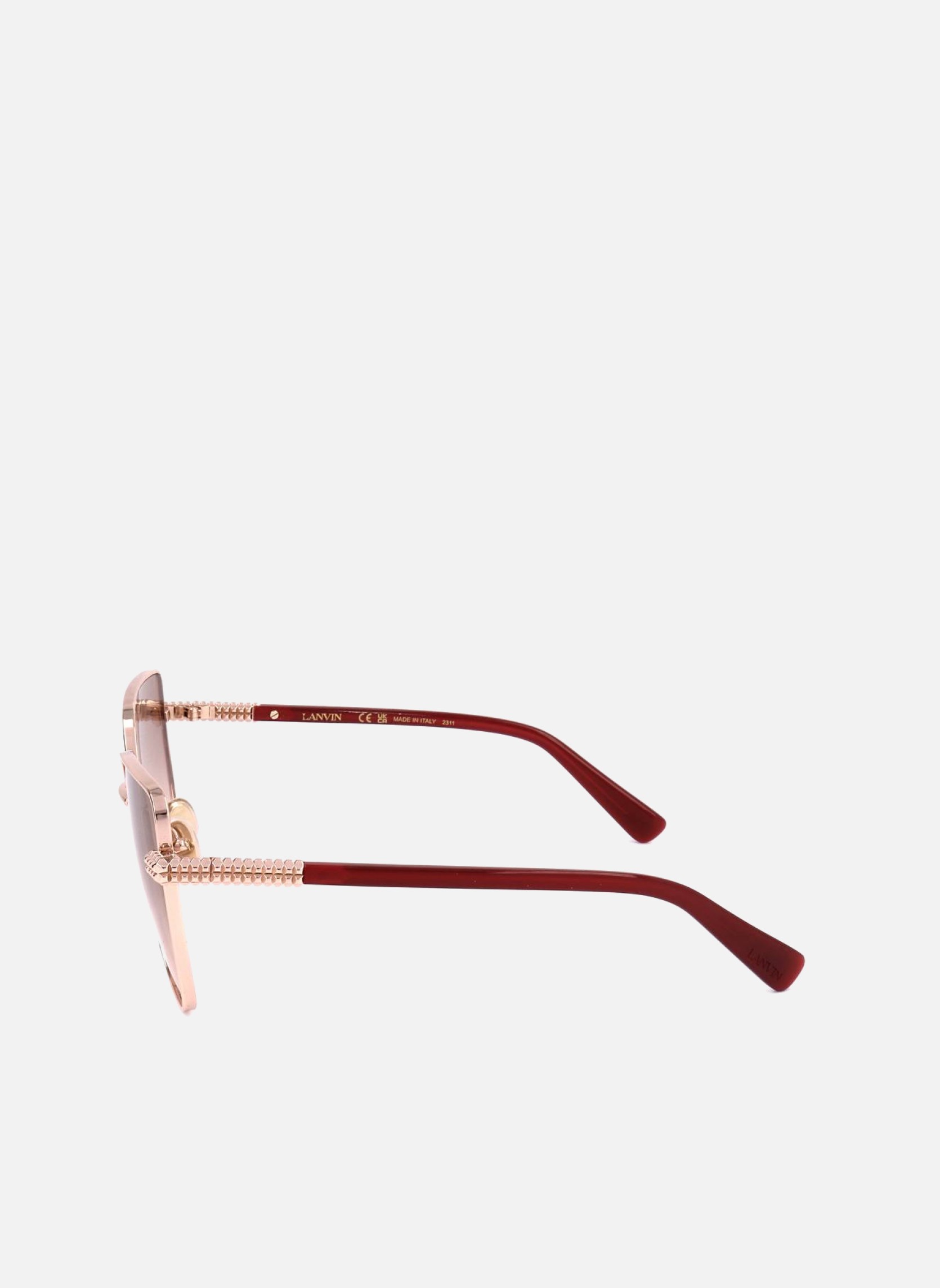 Lunettes de soleil femme or et bronze Lanvin Lunettes de soleil femme or et bronze Or