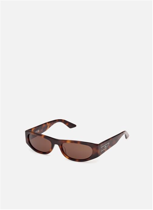 GCDS Lunettes de soleil homme marron