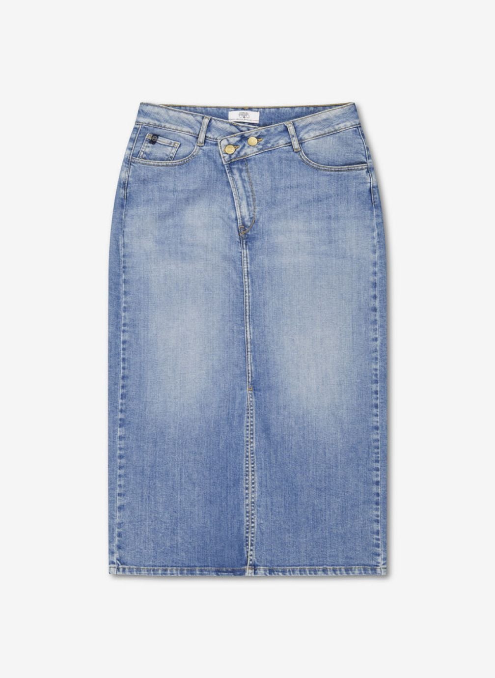 Jupes mi-longues Jupe droite en jeans ERYKHA Blue femme bleu Le temps des cerises Jupes mi-longues Jupe droite en jeans ERYKHA Blue femme bleu Bleu