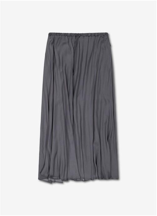 Le temps des cerises Jupes mi-longues Jupe droite EZIA Grey femme gris