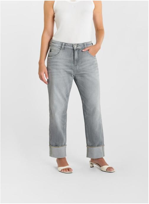 Le temps des cerises Jeans droit Jeans loose Grey femme gris
