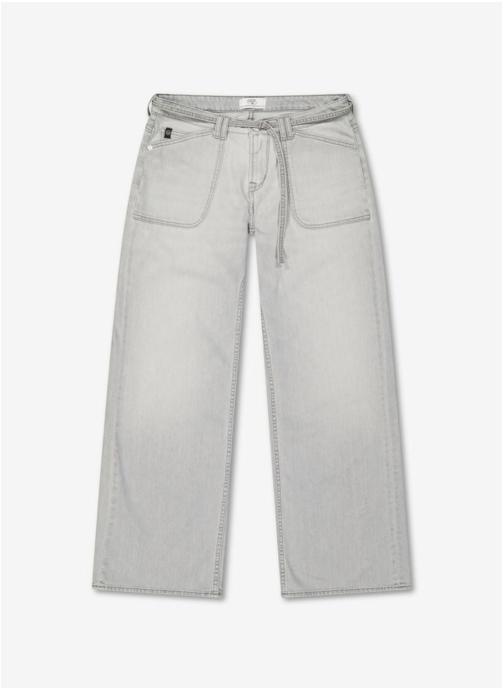 Le temps des cerises Jeans droit Jeans loose Grey femme gris