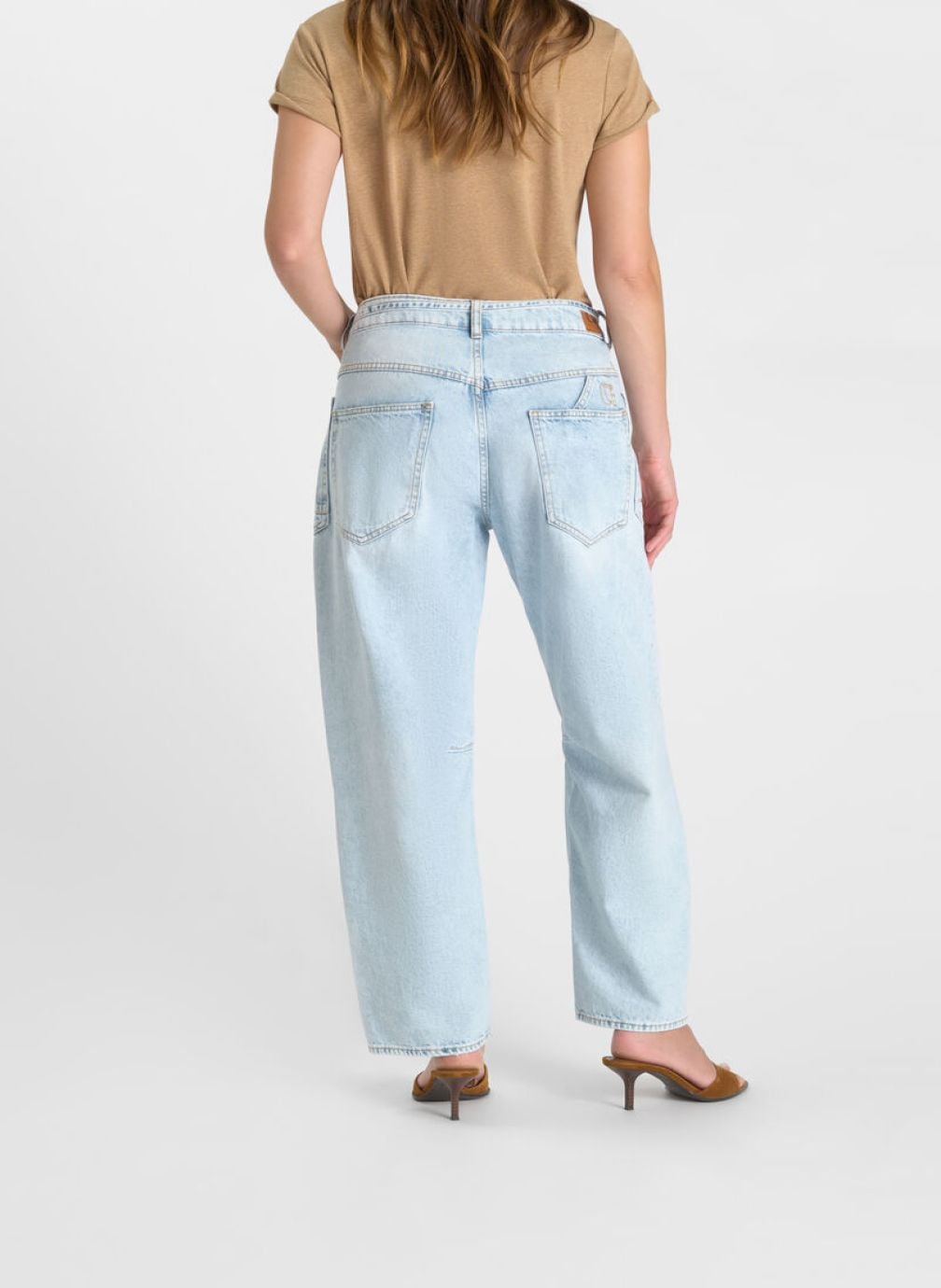 Jeans droit Jeans loose Blue femme bleu Le temps des cerises Jeans droit Jeans loose Blue femme bleu Bleu