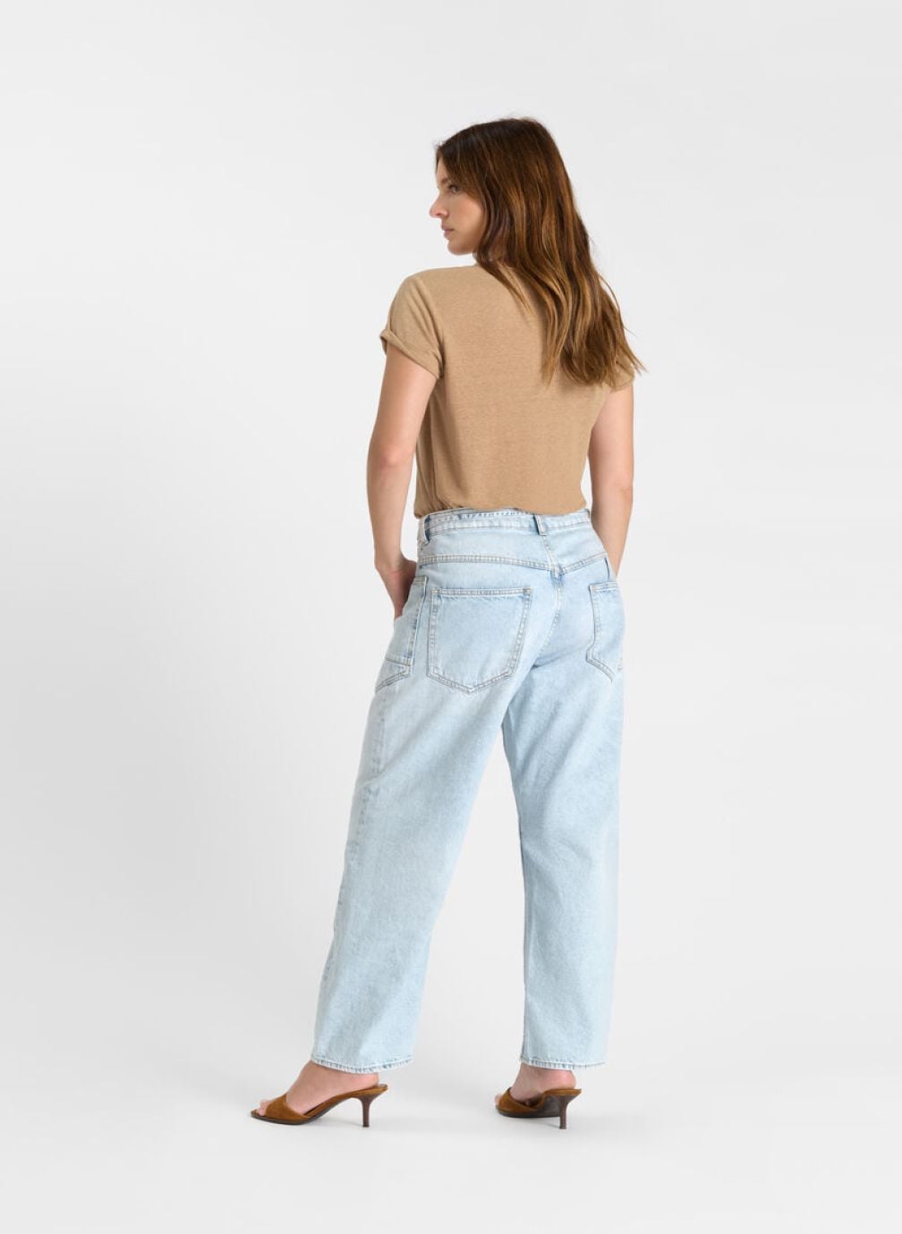 Jeans droit Jeans loose Blue femme bleu Le temps des cerises Jeans droit Jeans loose Blue femme bleu Bleu