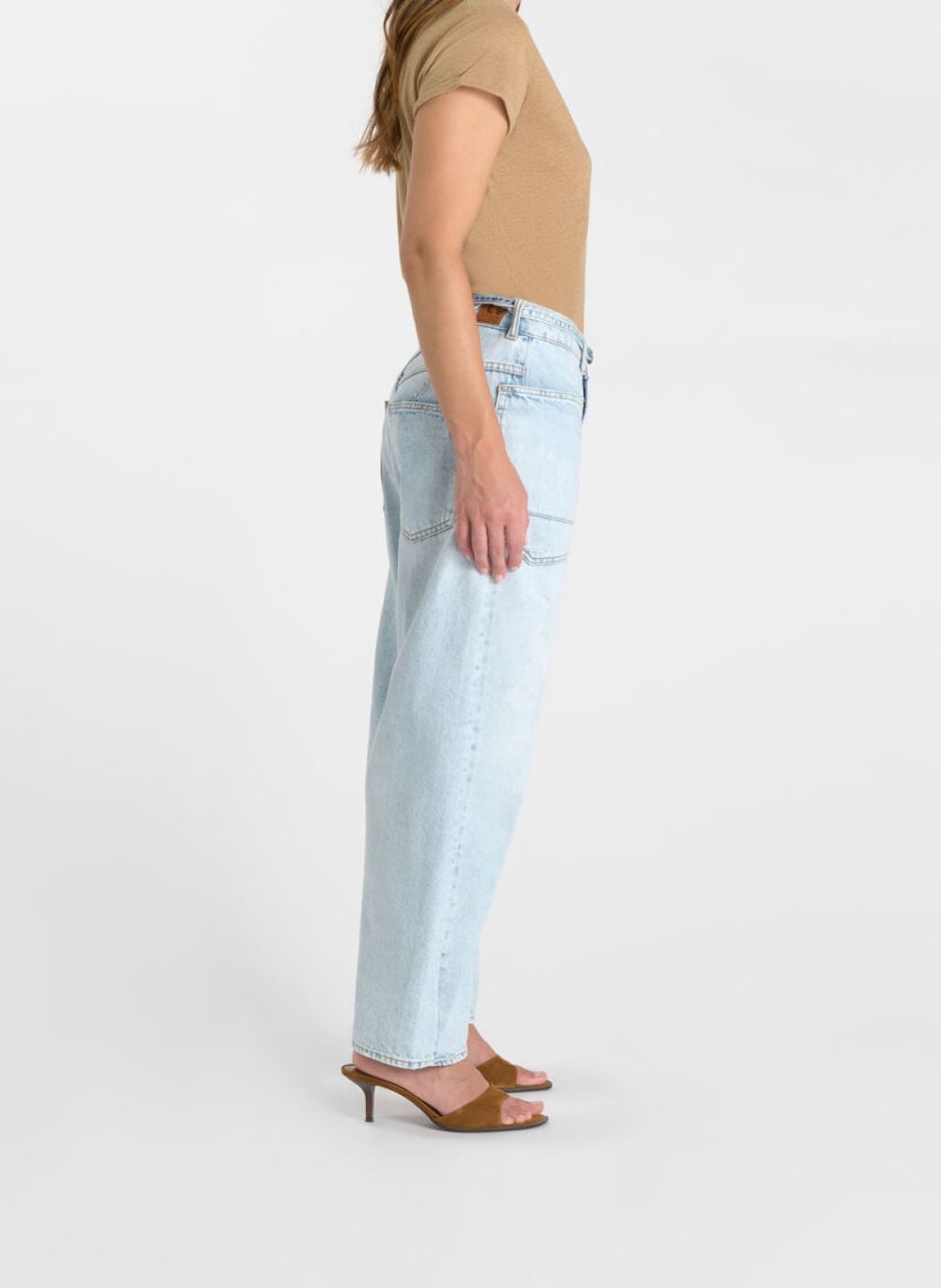 Jeans droit Jeans loose Blue femme bleu Le temps des cerises Jeans droit Jeans loose Blue femme bleu Bleu