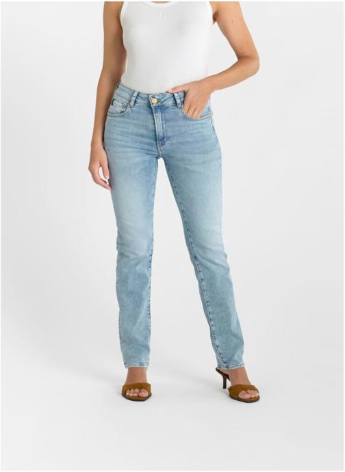 Le temps des cerises Jeans droit Jeans push-up droite taille haute PULP Blue femme bleu