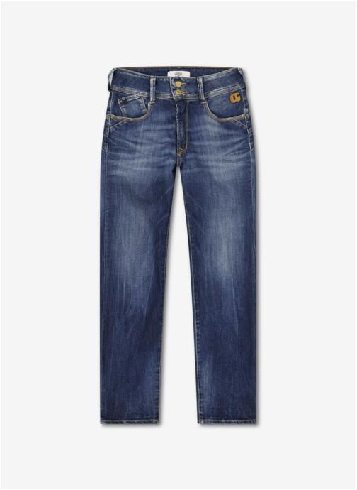 Le temps des cerises Jeans droit Jeans push-up slim taille haute PULP Blue femme bleu