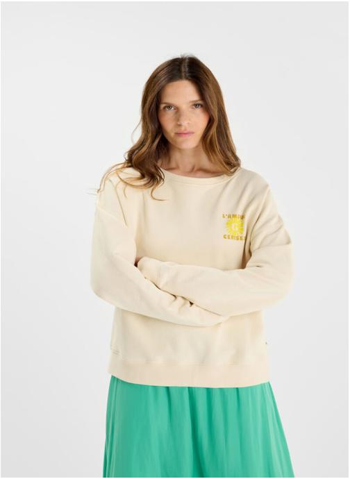 Le temps des cerises Sweats à capuche Sweat-Shirt SUNA Beige femme beige