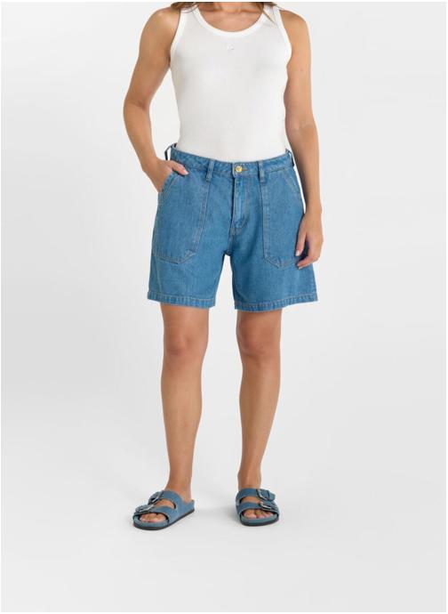 Le temps des cerises Shorts Short en jeans VIRVA Blue femme bleu