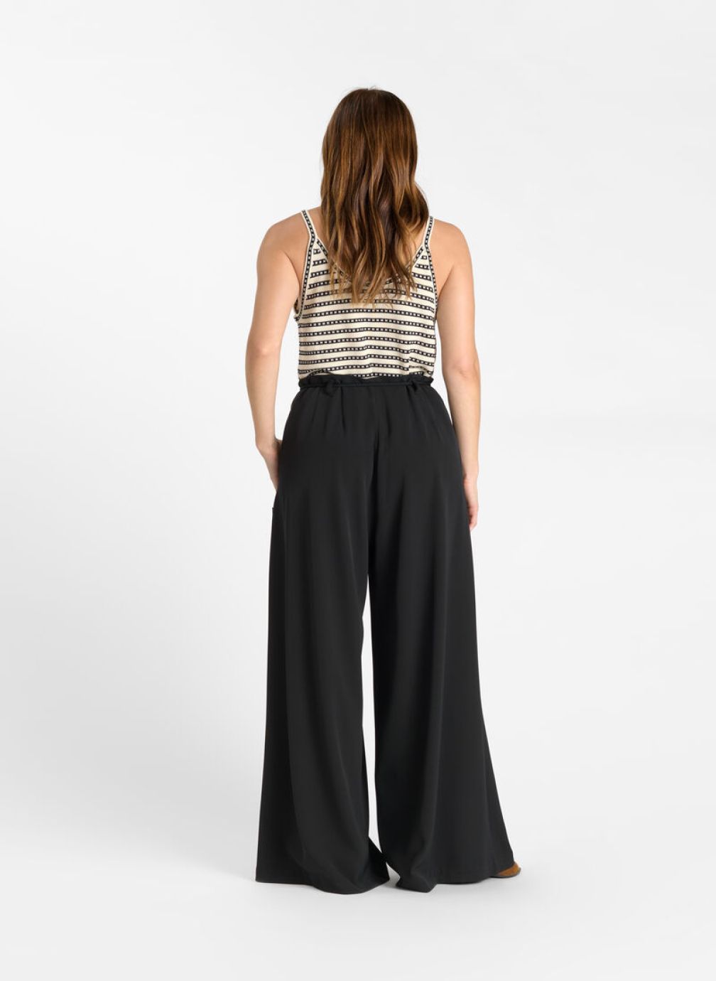 Pantalons droit Pantalon loose Black femme noir Le temps des cerises Pantalons droit Pantalon loose Black femme noir Noir