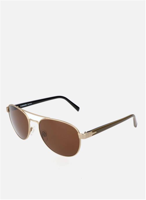 Rodenstock Lunettes de soleil homme or et bronze