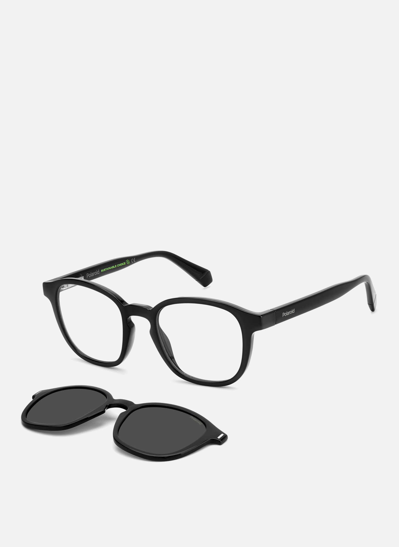 Lunettes de soleil homme noir Polaroid Lunettes de soleil homme noir Noir