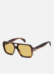 Lunettes de soleil homme marron