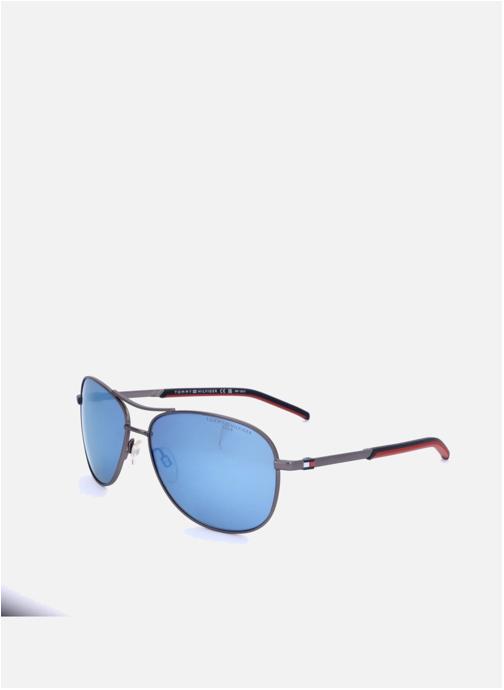 Tommy Hilfiger Lunettes de soleil homme argent