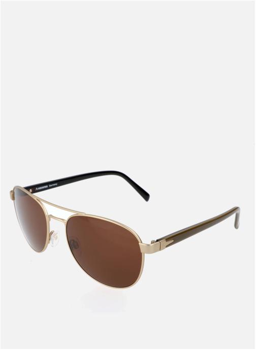 Rodenstock Lunettes de soleil homme or et bronze