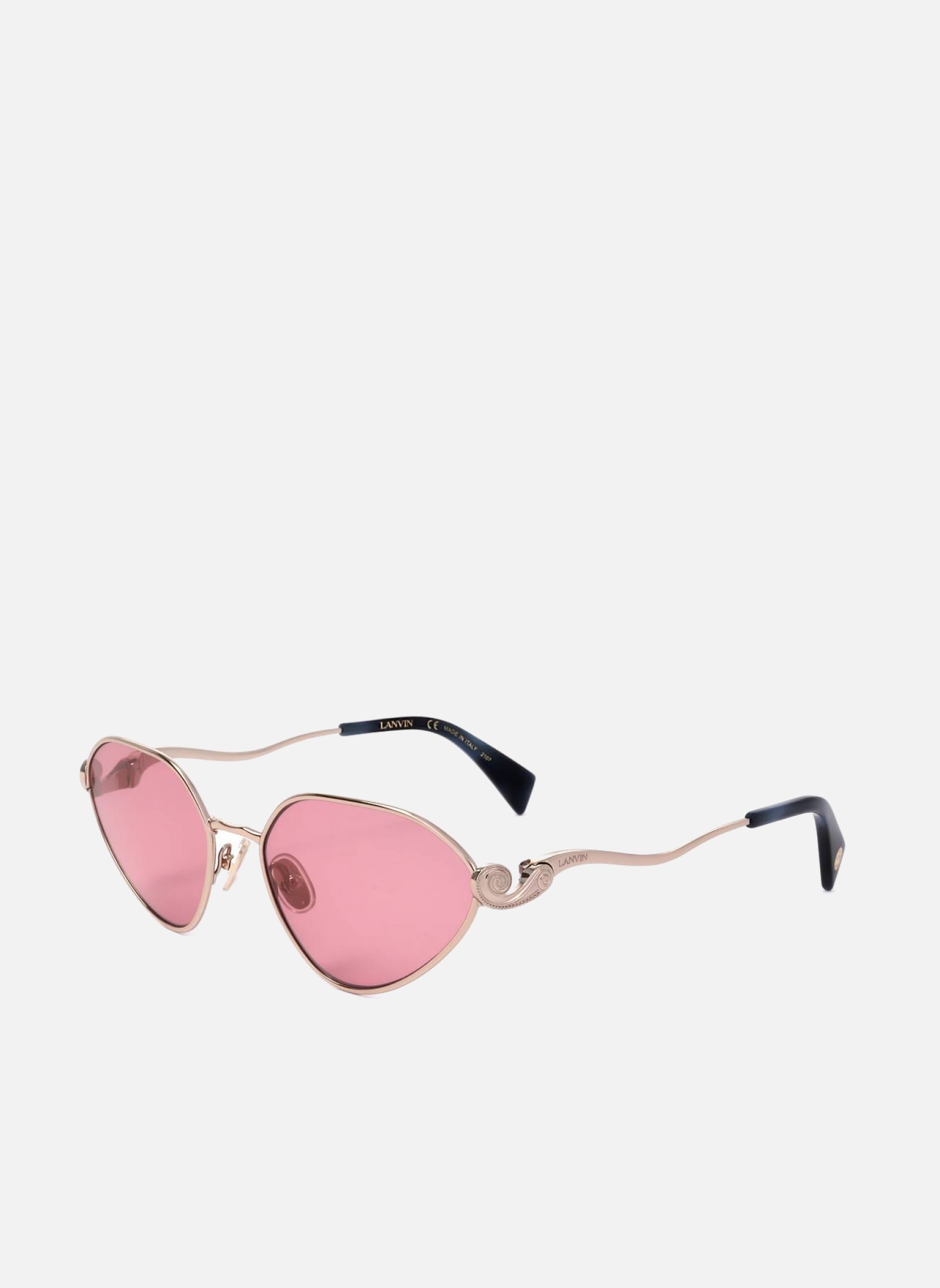 Lunettes de soleil femme or et bronze Lanvin Lunettes de soleil femme or et bronze Or