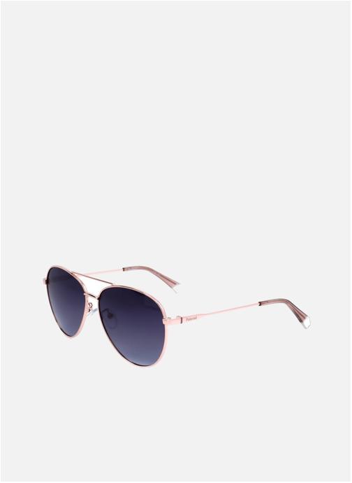Polaroid Lunettes de soleil homme or et bronze