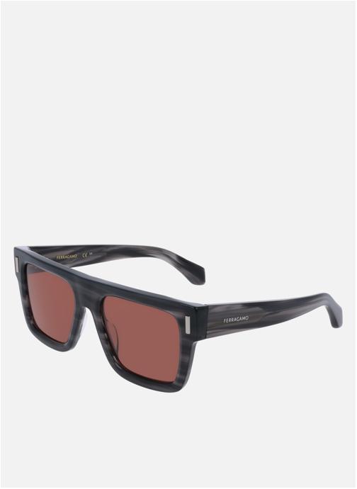 Salvatore Ferragamo Lunettes de soleil homme gris