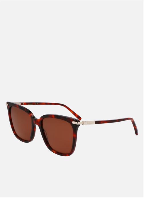 Salvatore Ferragamo Lunettes de soleil femme rouge