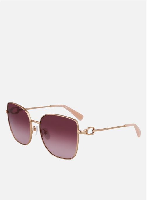 Longchamp Lunettes de soleil femme or et bronze