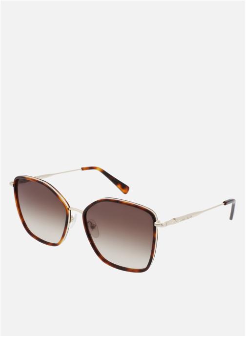 Longchamp Lunettes de soleil femme or et bronze