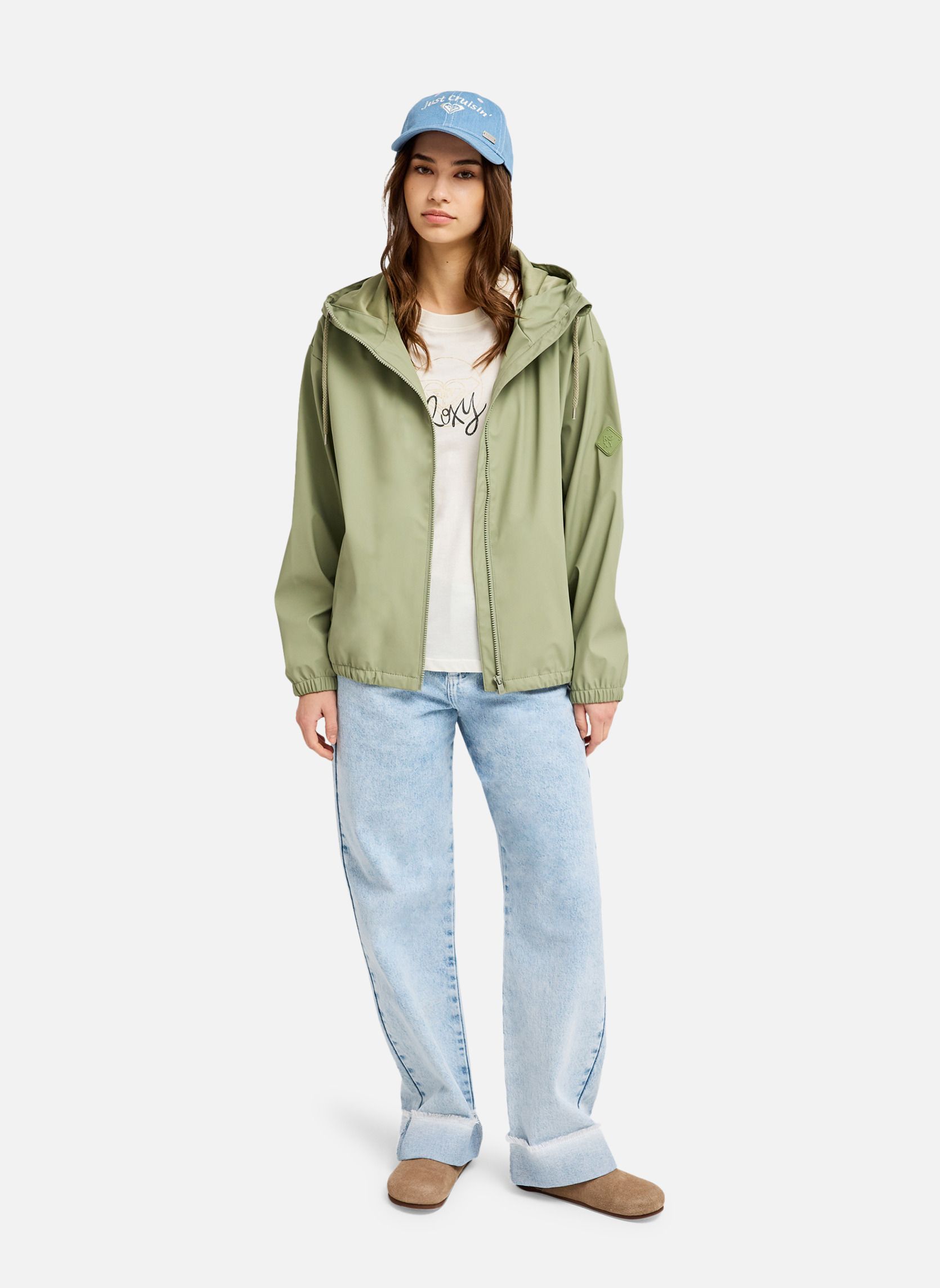 Blousons Wait For Me Light femme vert Roxy Blousons Wait For Me Light femme vert Vert