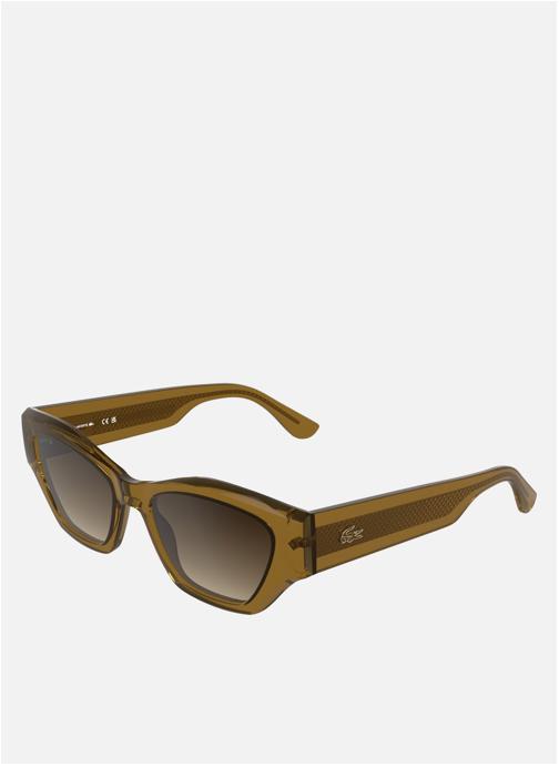 Lacoste Lunettes de soleil femme marron