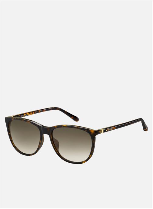 Fossil Lunettes de soleil homme marron